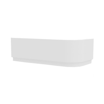 Priekinė apdailos plokštė A Chrome 170x105 K, sniego baltumo