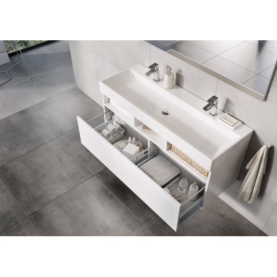 SD Natural 120 spintelė po praustuvu balta
