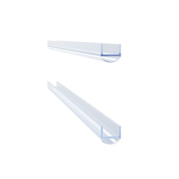 Vertikalių tarpinių rinkinys stiklas/stiklas 8 Brilliant, Glassline