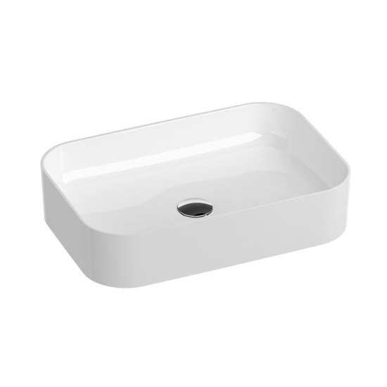 Keraminis praustuvas Ceramic Slim R 55, baltas