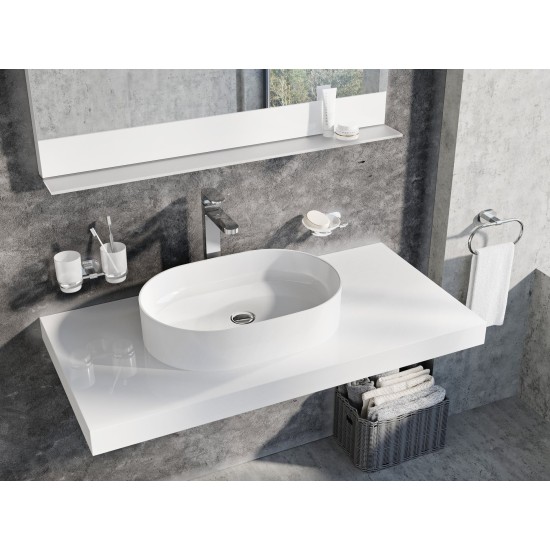 Keraminis praustuvas Ceramic Slim O 55, baltas