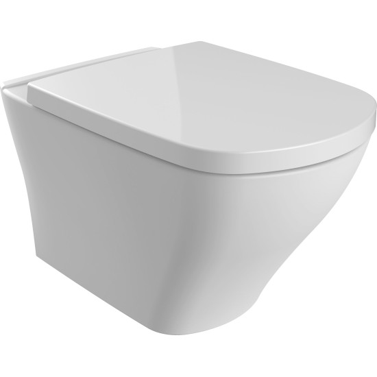 WC unitazo dangtis Classic, baltas