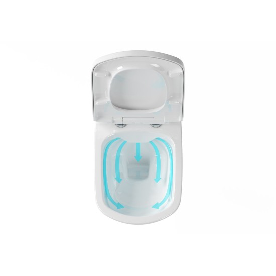 WC unitazo dangtis Classic, baltas