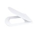 WC unitazo dangtis Classic Slim, baltas