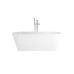 Solo Vonia 178x80, laisvai pastatoma, balta, persipylimo ir sifono dangtelis chromo spalvos