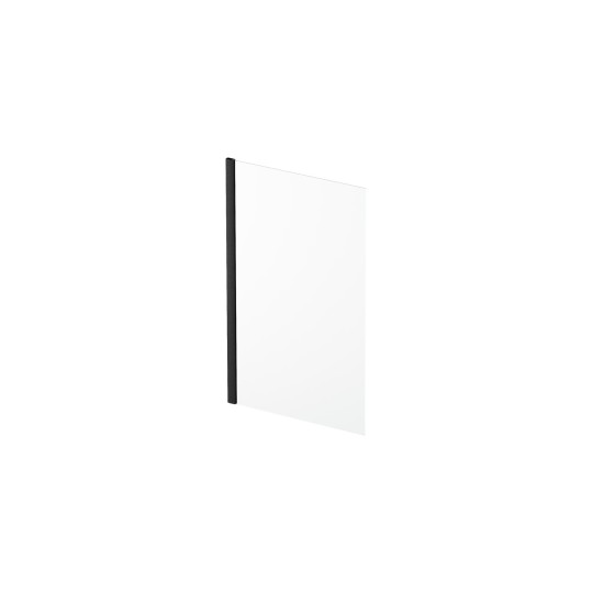 PVS1 80 juodas+stiklas Transparent