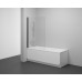 PVS1 80 juodas+stiklas Transparent