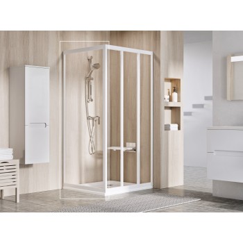 APSS-80 198 balta+stiklas Transparent