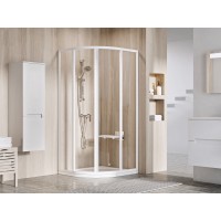SKCP4-90 195 balta+stiklas Transparent