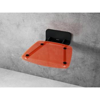 Dušo sėdynė Ovo B II, orange/juoda