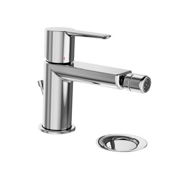 PU 055.00CR Bidė maišytuvas 151 mm su dugno vožtuvu, chromas