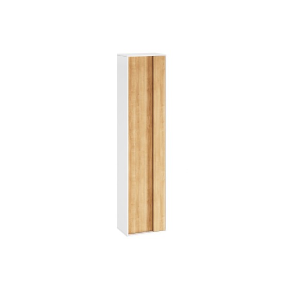 SB Step 43 aukšta spintelė balta/ažuolas