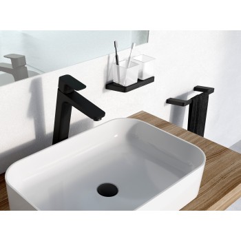 TD F 015.20BLM Praustuvo maišytuvas 334 mm, be dugno vožtuvo, matinės juodos TD F 015.20BLM Praustuvo maišytuvas 334 mm, be dugno vožtuvo, matinės juodos