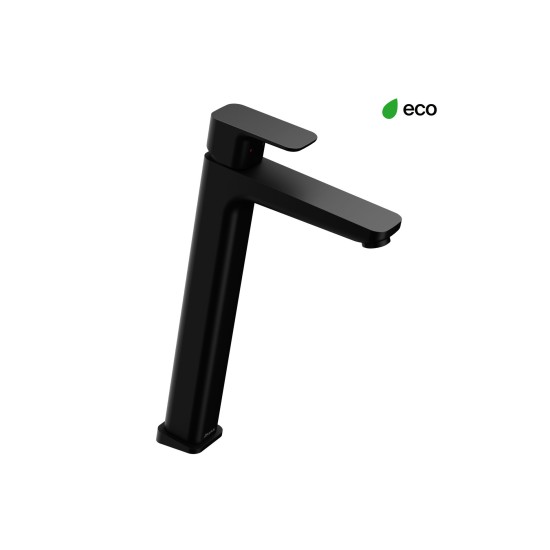 TD F 015.20BLM Praustuvo maišytuvas 334 mm, be dugno vožtuvo, matinės juodos