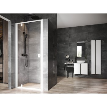 NDOP1-80 balta+stiklas Transparent NDOP1-80 balta+stiklas Transparent