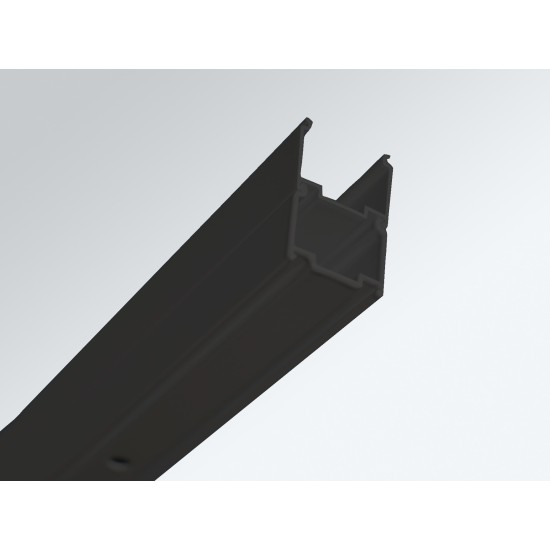 NDOP2-110 juoda+stiklas Transparent