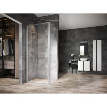 NPSS-90 satinas+stiklas Transparent