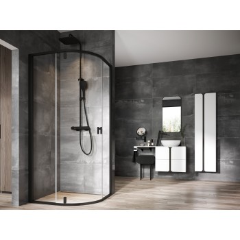 NSKK3 90x90, juoda+stiklas Transparent NSKK3 90x90, juoda+stiklas Transparent