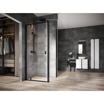 NPSS-100 juoda+stiklas Transparent