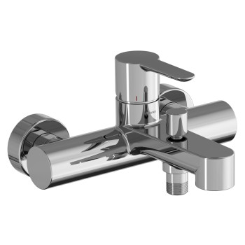 PU 022.01CR Vonios sieninis maišytuvas su jungikliu, be dušo komlekto, 150 mm, chromas PU 022.01CR Vonios sieninis maišytuvas su jungikliu, be dušo komlekto, 150 mm, chromas