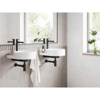 PU 015.20BLM Praustuvo maišytuvas 322 mm be dugno vožtuvo, matinės juodos