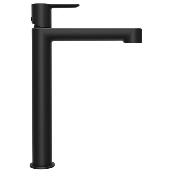 PU 015.20BLM Praustuvo maišytuvas 322 mm be dugno vožtuvo, matinės juodos