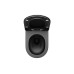 WC unitazo dangtis Uni Chrome Flat, juodas