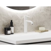 ES 012.10WV Praustuvo maišytuvas 190 mm be dugno vožtuvo, White Velvet