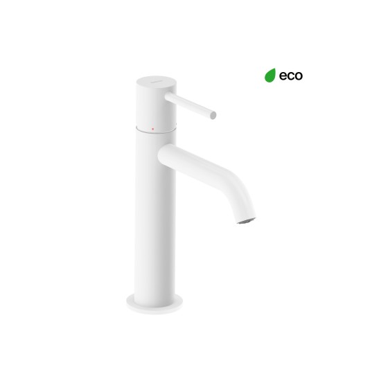 ES 012.10WV Praustuvo maišytuvas 190 mm be dugno vožtuvo, White Velvet