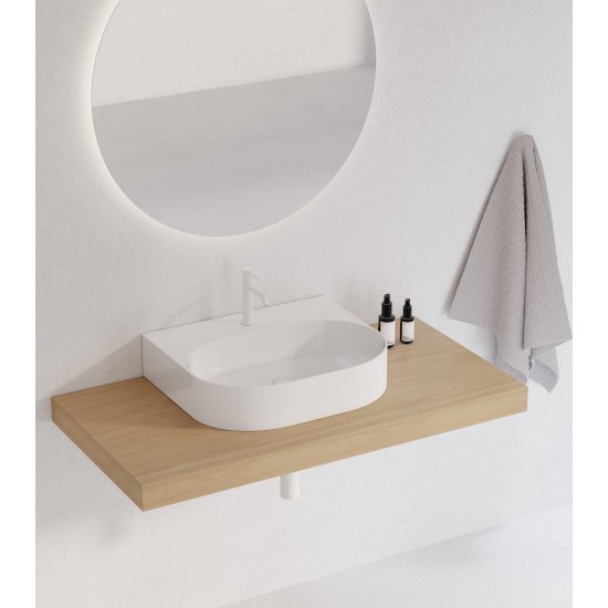 ES 012.10WV Praustuvo maišytuvas 190 mm be dugno vožtuvo, White Velvet