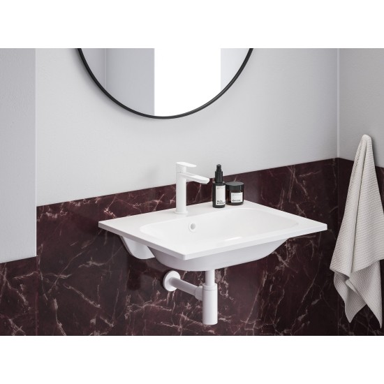 EL 012.10WV Praustuvo maišytuvas 170 mm be dugno vožtuvo, White Velvet