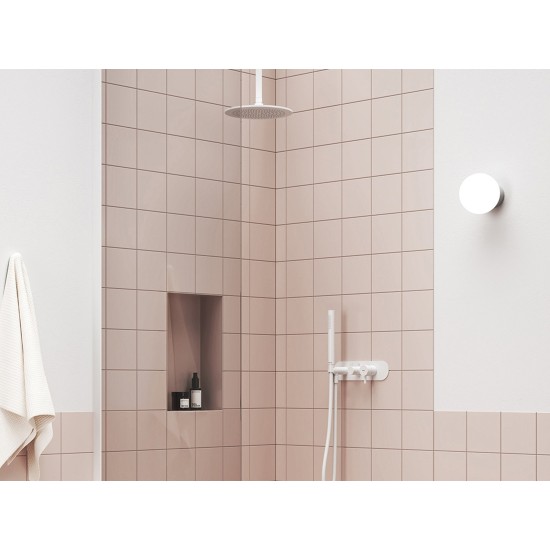 704.11WV Dušo galvutės išvadas 30 cm, White Velvet