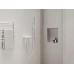 974.10WV Dušo stovas Chrome su reguliuojamu laikikliu 70 cm, White Velvet