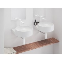 EL 014.10WV Praustuvo maišytuvas 220 mm be dugno vožtuvo, White Velvet