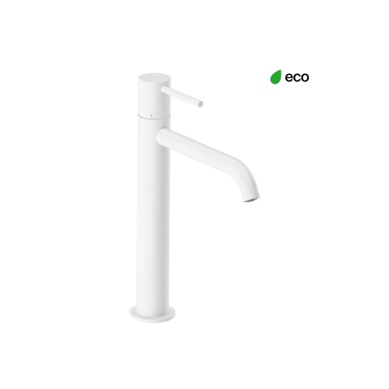 ES 014.10WV Praustuvo maišytuvas 250 mm be dugno vožtuvo, White Velvet
