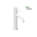 ES 012.11WV Praustuvo maišytuvas BeCool 190 mm be dugno vožtuvo, White Velvet