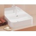 ES 012.11WV Praustuvo maišytuvas BeCool 190 mm be dugno vožtuvo, White Velvet