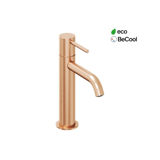 ES 012.61RGB Praustuvo maišytuvas BeCool 190 mm be dugno vožtuvo, šlifuoto rožinio aukso