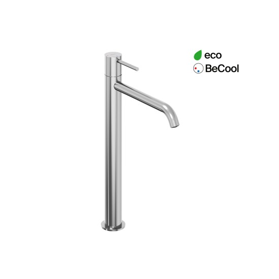 ES 015.01CR Praustuvo maišytuvas BeCool 340 mm be dugno vožtuvo, chromas