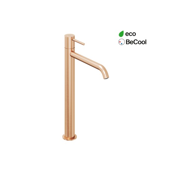 ES 015.61RGB Praustuvo maišytuvas 340 mm be dugno vožtuvo, šlifuoto rožinio aukso