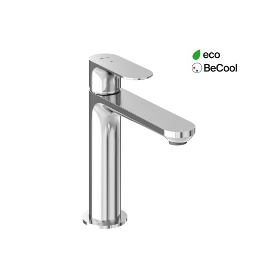 EL 012.01CR Praustuvo maišytuvas BeCool 170 mm be dugno vožtuvo, chromas
