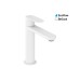 EL 012.11WV Praustuvo maišytuvas BeCool 170 mm be dugno vožtuvo, White Velvet