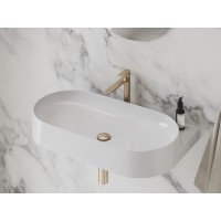 EL 014.61RGB Praustuvo maišytuvas BeCool 220 mm be dugno vožtuvo, šlifuoto rožinio aukso