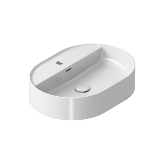 Keraminis praustuvas Ceramic Slim Shelf O 55, baltas