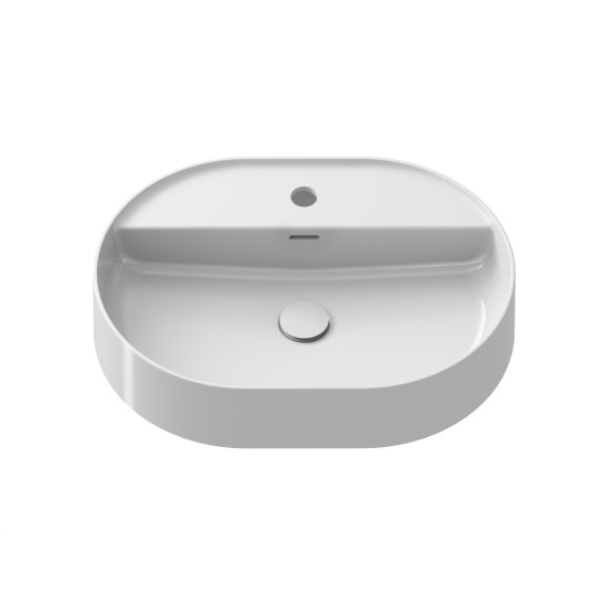 Keraminis praustuvas Ceramic Slim Shelf O 55, baltas