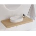 Keraminis praustuvas Ceramic Slim Shelf O 55, baltas