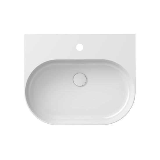 Keraminis praustuvas Ceramic Slim Wall O 55, baltas