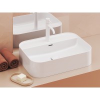 Keraminis praustuvas Ceramic Slim Shelf R 55, baltas
