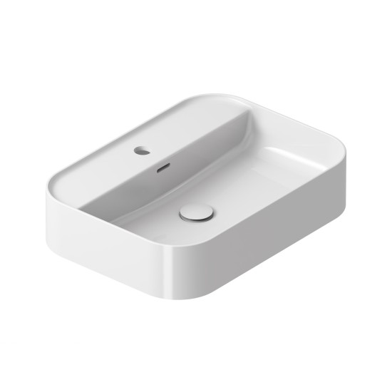Keraminis praustuvas Ceramic Slim Shelf R 55, baltas