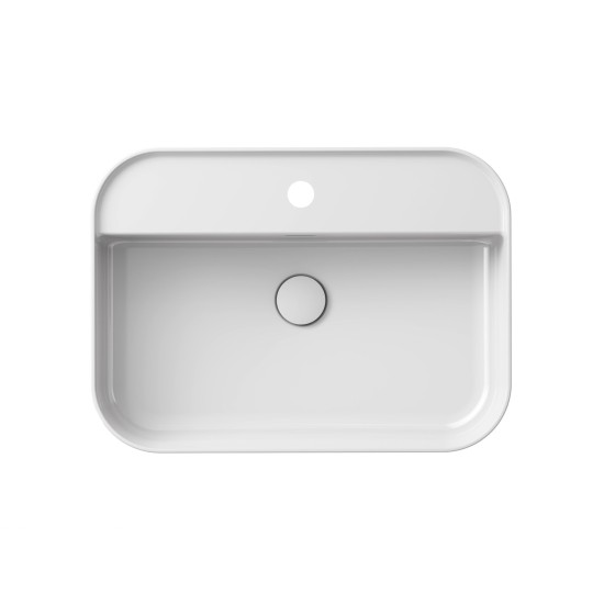 Keraminis praustuvas Ceramic Slim Shelf R 55, baltas
